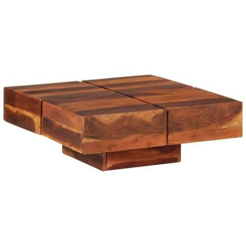 Stolić za kavu 80 x 80 x 30 cm od masivnog bagremovog drva