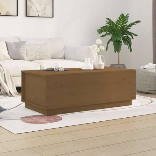 Stolić za kavu boja meda 100x50x35 cm od masivne borovine - boja meda 1 Cijena