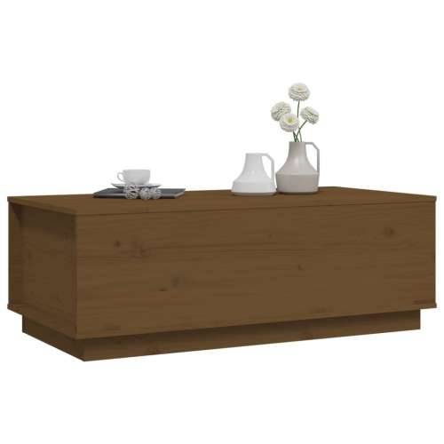 Stolić za kavu boja meda 100x50x35 cm od masivne borovine - boja meda 1 Cijena