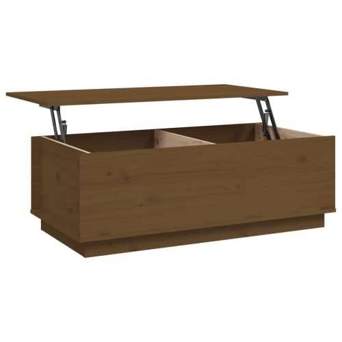 Stolić za kavu boja meda 100x50x35 cm od masivne borovine - boja meda 1 Cijena