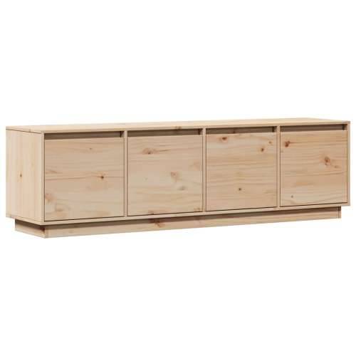 TV ormarić 156 x 37 x 45 cm od masivne borovine - Prirodna 1 Cijena