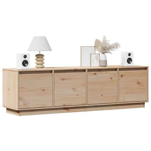 TV ormarić 156 x 37 x 45 cm od masivne borovine - Prirodna 1 Cijena