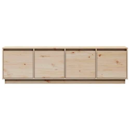 TV ormarić 156 x 37 x 45 cm od masivne borovine - Prirodna 1 Cijena