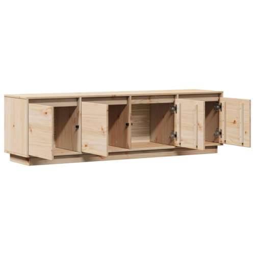 TV ormarić 156 x 37 x 45 cm od masivne borovine - Prirodna 1 Cijena