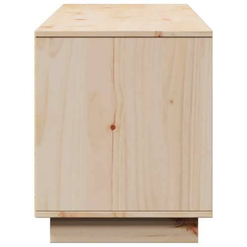 TV ormarić 156 x 37 x 45 cm od masivne borovine - Prirodna 1 Cijena