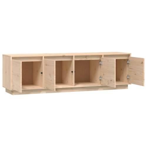 TV ormarić 156 x 37 x 45 cm od masivne borovine - Prirodna 1 Cijena