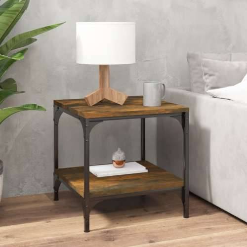 Stolić za kavu boja hrasta 50 x 50 x 40 cm konstruirano drvo Cijena