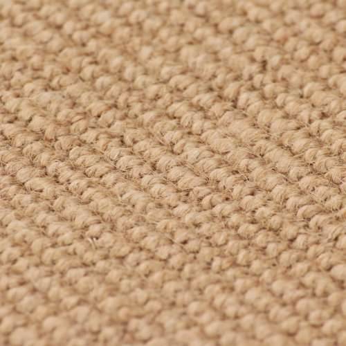 Ukrasni tepih od jute s podlogom od lateksa 180 x 250 cm - Svjetlosmeđa 180 x 250 cm Cijena