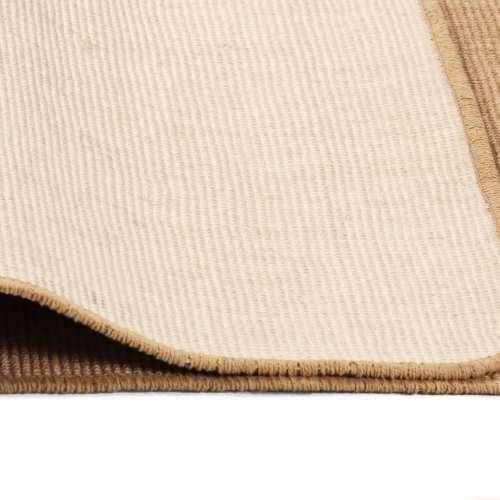 Ukrasni tepih od jute s podlogom od lateksa 180 x 250 cm - Svjetlosmeđa 180 x 250 cm Cijena