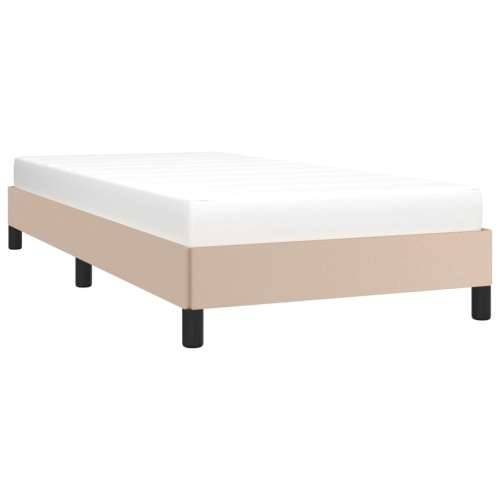 Okvir za krevet boja cappuccina 90x200 cm od umjetne kože Cijena
