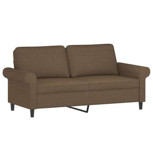 Dvosjed od tkanine smeđi 140 cm Cijena