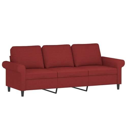 Trosjed od tkanine crvena boja vina 180 cm Cijena