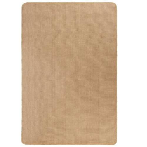 Ukrasni tepih od jute s podlogom od lateksa 200 x 300 cm - Svjetlosmeđa 200 x 300 cm Cijena