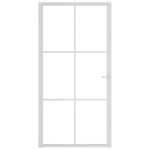 Unutarnja vrata 102,5x201,5 cm bijela od ESG stakla i aluminija Cijena