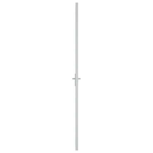 Unutarnja vrata 102,5x201,5 cm bijela od ESG stakla i aluminija Cijena