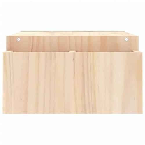 Stalak za monitor 100 x 27,5 x 15 cm od masivne borovine - Prirodna 100 x 27.5 x 15 cm Cijena