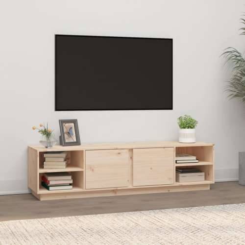 TV ormarić 156 x 40 x 40 cm od masivne borovine - Prirodna 1 Cijena