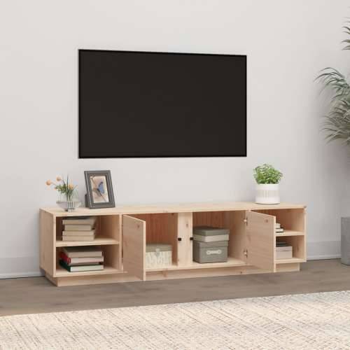 TV ormarić 156 x 40 x 40 cm od masivne borovine - Prirodna 1 Cijena