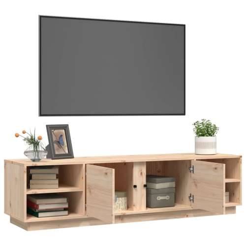 TV ormarić 156 x 40 x 40 cm od masivne borovine - Prirodna 1 Cijena