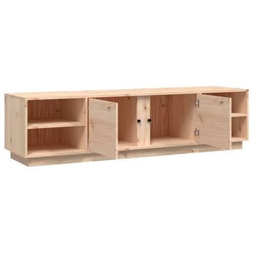 TV ormarić 156 x 40 x 40 cm od masivne borovine - Prirodna 1 Cijena
