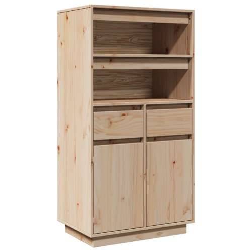 Visoka komoda 60 x 40 x 116,5 cm od masivne borovine - Prirodna 1 Cijena