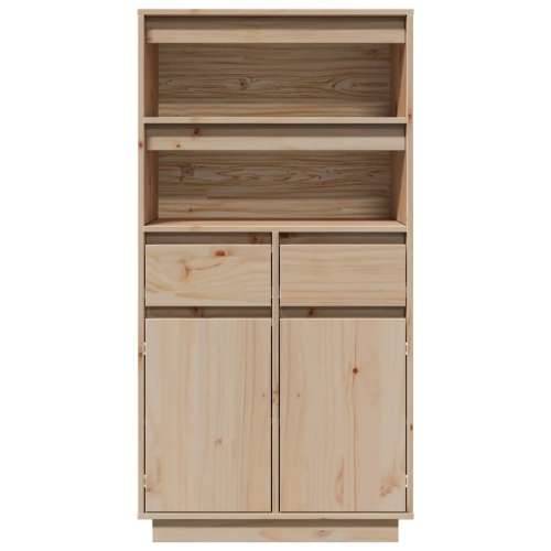 Visoka komoda 60 x 40 x 116,5 cm od masivne borovine - Prirodna 1 Cijena