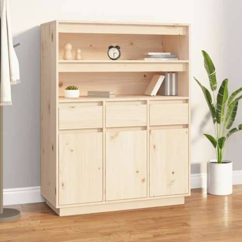 Visoka komoda 89 x 40 x 116,5 cm od masivne borovine - Prirodna 1 Cijena
