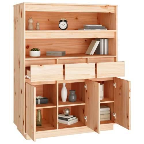 Visoka komoda 89 x 40 x 116,5 cm od masivne borovine - Prirodna 1 Cijena