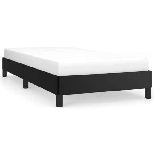 Okvir za krevet crni 90x200 cm od umjetne kože Cijena