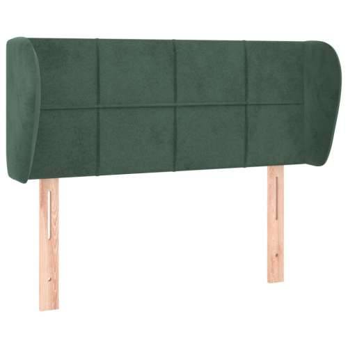 Uzglavlje s ušima tamnozeleno 103x23x78/88 cm baršunasto - Tamnozelena 103 x 23 x 78/88 cm 1 Cijena