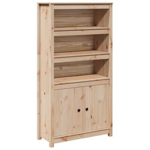 Visoka komoda 80 x 35 x 154 cm od masivne borovine - Prirodna 1 Cijena