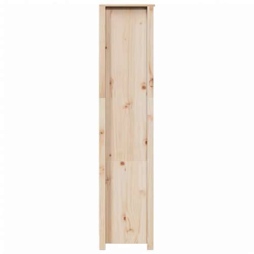 Visoka komoda 80 x 35 x 154 cm od masivne borovine - Prirodna 1 Cijena