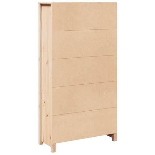 Visoka komoda 80 x 35 x 154 cm od masivne borovine - Prirodna 1 Cijena