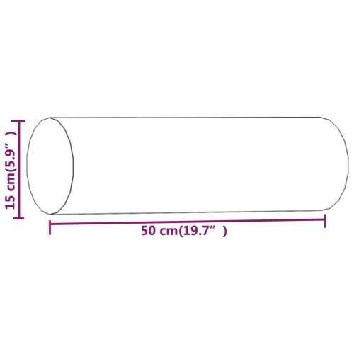 Ukrasni jastuci 2 kom tamnosivi Ø 15 x 50 cm baršunasti Cijena