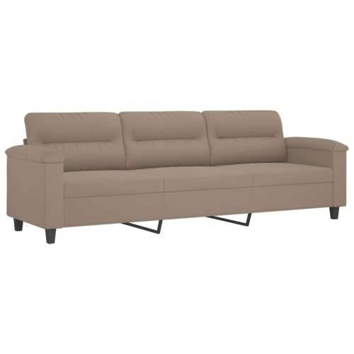 Trosjed smeđesivi 210 cm od mikrovlakana Cijena
