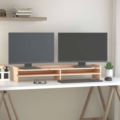 Stalak za monitor 100 x 24 x 16 cm od masivne borovine Cijena