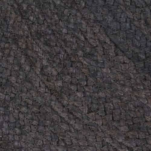 Ručno rađeni tepih od jute okrugli 210 cm tamnosivi Cijena