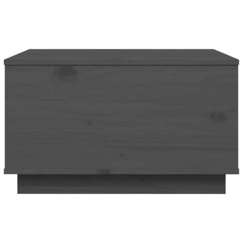 Stolić za kavu sivi 60 x 50 x 35 cm od masivne borovine - Siva 1 Cijena