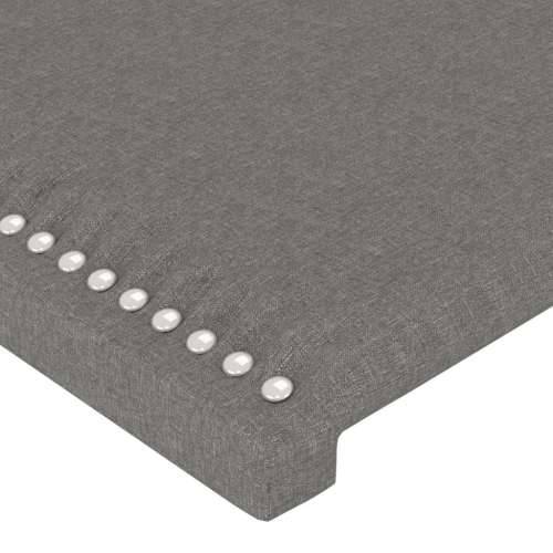 LED uzglavlje tamnosivo 90x5x78/88 cm od tkanine - Tamno siva 90 x 5 x 78/88 cm 1 Cijena
