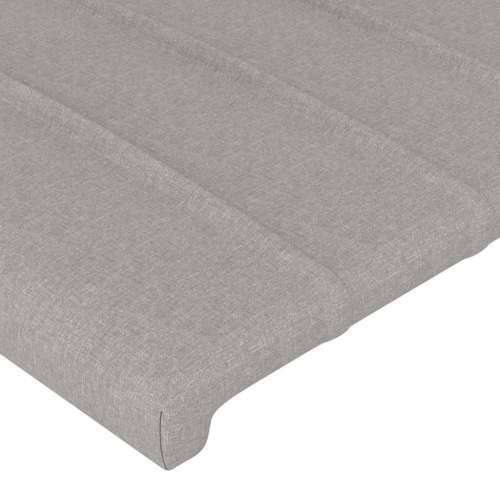 LED uzglavlje svjetlosivo 160x5x78/88 cm od tkanine - Svjetlosiva 160 x 5 x 78/88 cm 1 Cijena