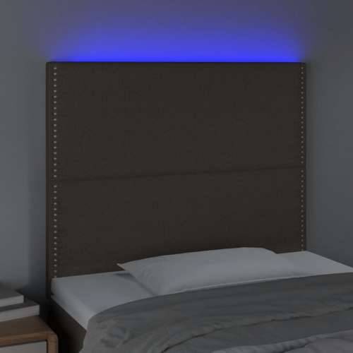 LED uzglavlje smeđesivo 90x5x118/128 cm od tkanine - Sivo-smeđa 90 x 5 x 118/128 cm 1 Cijena