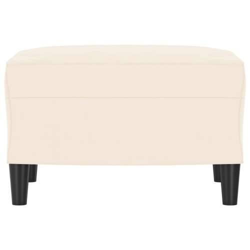 Klupa krem 70 x 35 x 41 cm baršunasta - Krema 70 x 35 x 41 cm Cijena