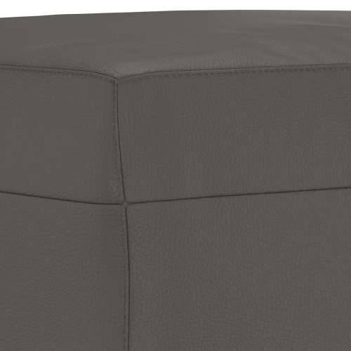 Klupa siva 100 x 35 x 41 cm od umjetne kože - Siva 100 x 35 x 41 cm Cijena