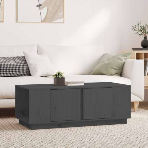 Stolić za kavu sivi 110 x 50 x 40 cm od masivne borovine - Siva 1 Cijena