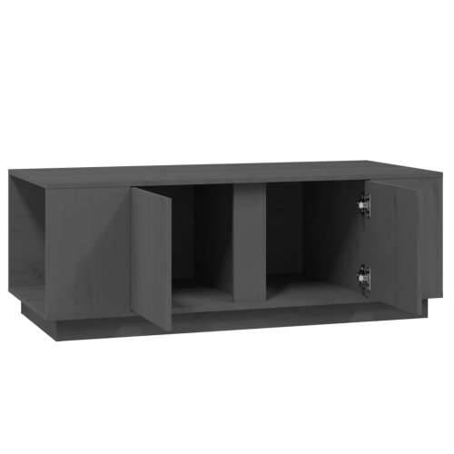 Stolić za kavu sivi 110 x 50 x 40 cm od masivne borovine - Siva 1 Cijena
