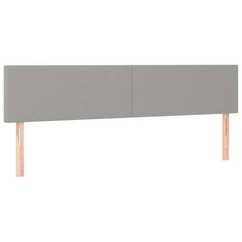 LED uzglavlje svjetlosivo 180x5x78/88 cm od tkanine - Svjetlosiva 180 x 5 x 78/88 cm 1 Cijena