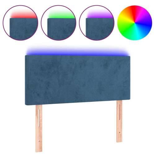 LED uzglavlje tamnoplavo 80 x 5 x 78/88 cm baršunasto - Tamno plava 80 x 5 x 78/88 cm 1 Cijena