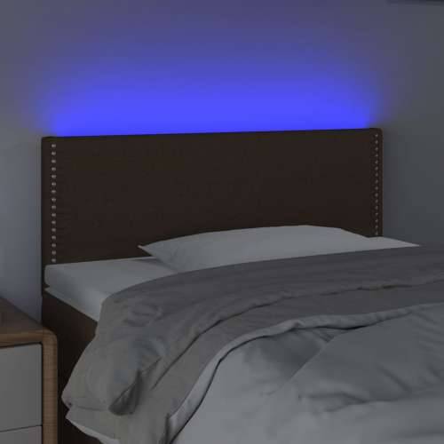 LED uzglavlje tamnosmeđe 80 x 5 x 78/88 cm od tkanine - Tamno smeđa 80 x 5 x 78/88 cm 1 Cijena