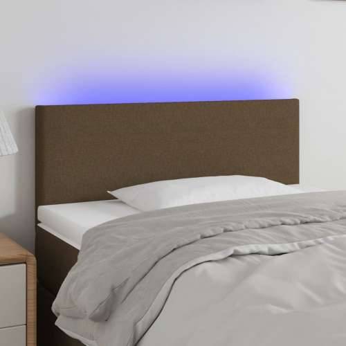 LED uzglavlje tamnosmeđe 80 x 5 x 78/88 cm od tkanine - Tamno smeđa 80 x 5 x 78/88 cm 1 Cijena