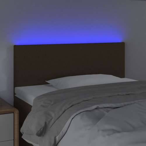 LED uzglavlje tamnosmeđe 80 x 5 x 78/88 cm od tkanine - Tamno smeđa 80 x 5 x 78/88 cm 1 Cijena